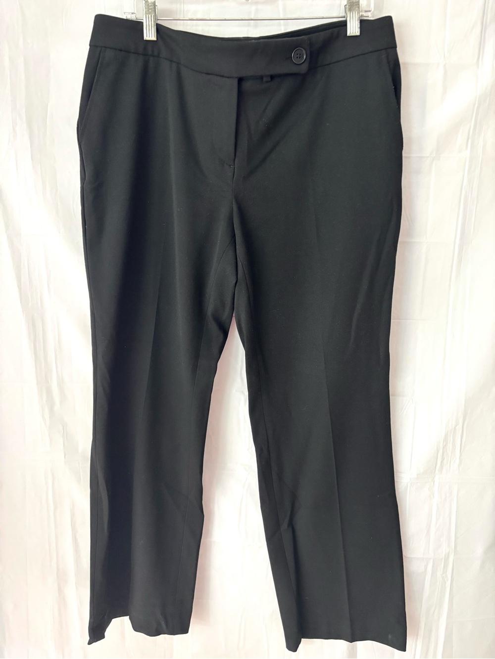 NWOT Talbots Black Signature Boot Cut Pants SZ 12 P